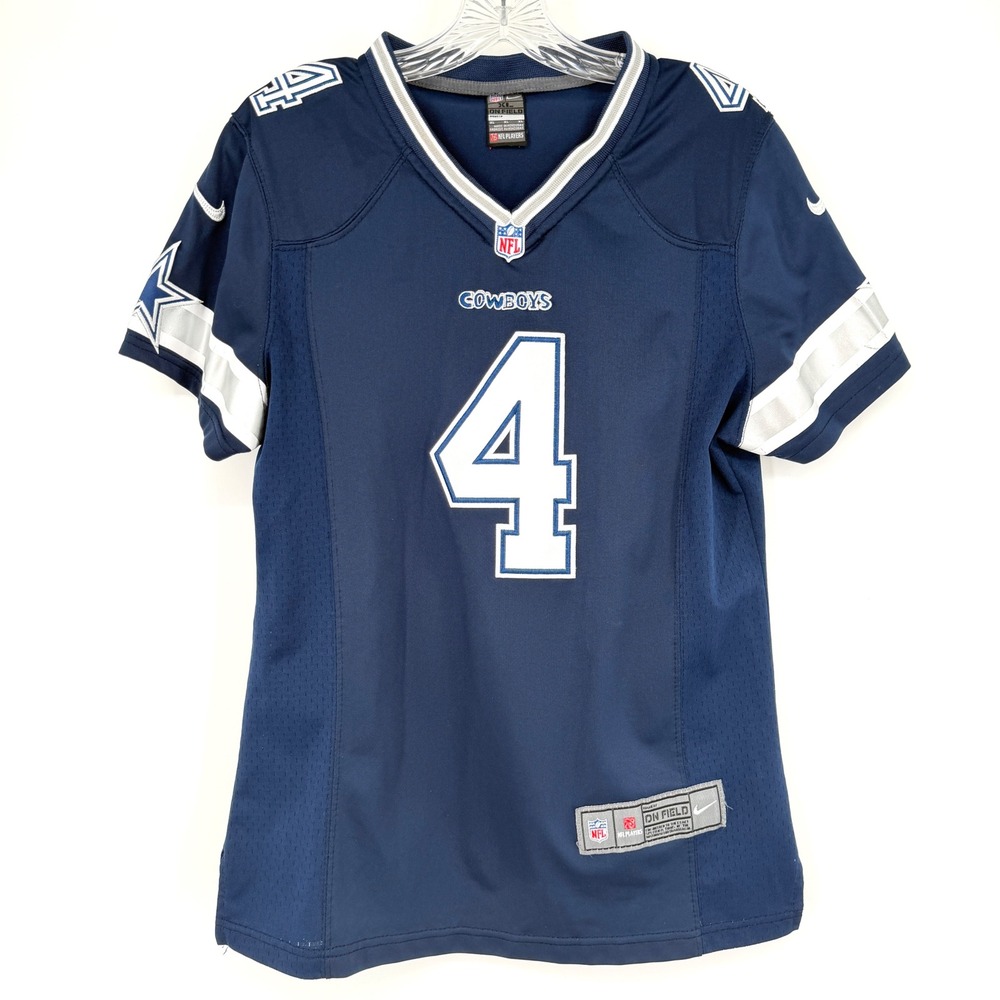 Nike Dallas Cowboys‎ Jersey Navy Dak Prescott 4 Youth XL